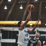 Team Guam's Tai Wesley gets a shot over Team Chinese Taipei Long-Mao Hu. (photo by Bout It Productions)