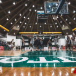 Team Guam's Daren Hechanova gets in the paint against Team Chinese Taipei's Po-Chen Chou. (photo by Bout It Productions)