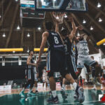 Team Guam's Jonathan Galloway gets swarmed by Team Chinese Taipei defenders. (photo by Bout It Productions)