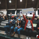 Team Guam supporters cheer on their team in the FIBA Asia Qualifier at the UOG Calvo Fieldhouse. (photo by Bout It Productions)