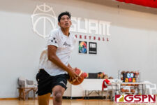 The Bank of Guam Men's Basketball Team run through drills at practice for their game against Chinese Taipei. (Photo by Michael Blas)
