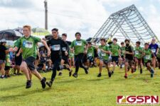 Kids storm out the gates in the 12-13yr. division of the 2021 Trench Kids event. (Photo by Michael Blas)