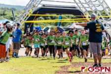 Kids storm out the gates in the 10-11yr. division of the 2021 Trench Kids event. (Photo by Michael Blas)