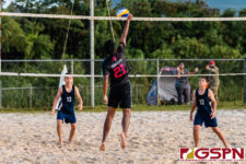 The FD Friars played an nter-school IIAAG Boys Beach Volleyball match up between Team 1 & 3 while also facing the Guam High Panthers in Team 2. (Photo by Michael Blas)