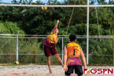 The FD Friars played an nter-school IIAAG Boys Beach Volleyball match up between Team 1 & 3 while also facing the Guam High Panthers in Team 2. (Photo by Michael Blas)