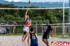 The FD Friars played an nter-school IIAAG Boys Beach Volleyball match up between Team 1 & 3 while also facing the Guam High Panthers in Team 2. (Photo by Michael Blas)