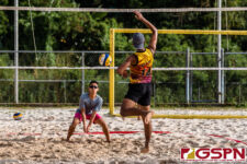The FD Friars played an nter-school IIAAG Boys Beach Volleyball match up between Team 1 & 3 while also facing the Guam High Panthers in Team 2. (Photo by Michael Blas)