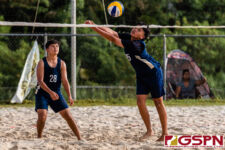 The FD Friars played an nter-school IIAAG Boys Beach Volleyball match up between Team 1 & 3 while also facing the Guam High Panthers in Team 2. (Photo by Michael Blas)
