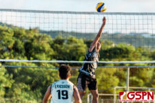 THS Titans Gerald Malana and Tyrone Buekis defeated fellow Titans Noel Ericsson and Aedan Santos for a spot in the championship match. (Photo by Michael Blas)