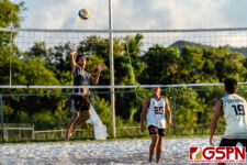 THS Titans Gerald Malana and Tyrone Buekis defeated fellow Titans Noel Ericsson and Aedan Santos for a spot in the championship match. (Photo by Michael Blas)