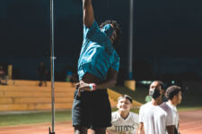 Guam's High School Athletes show out for the 2021 College Showcase Combine and Recruitment seminar with Coach Bob Harmon. (Photo by Michael Blas)