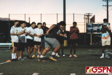 Guam's High School Athletes show out for the 2021 College Showcase Combine and Recruitment seminar with Coach Bob Harmon. (Photo by Michael Blas)