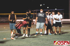 Guam's High School Athletes show out for the 2021 College Showcase Combine and Recruitment seminar with Coach Bob Harmon. (Photo by Michael Blas)