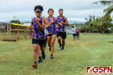 The GW Geckos defend their home turf against the GAA Angels on a Tuesday afternoon ISA Cross Country Meet. (Photo by Michael Blas)