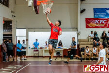 Day six of pool play in the GSPN Preseason Boys Basketball Tournament continues as the SPCS Warriors faced off against the JFK Islanders. (Photo by Michael Blas)