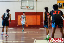 The final day of pool play at the GUARNG GSPN Preseason Boys Basketball Tournament comes to a close as the SPCS Warriors battled the SSHS Sharks. (Photo by Michael Blas)