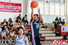 The final day of pool play at the GUARNG GSPN Preseason Boys Basketball Tournament comes to a close as the SPCS Warriors battled the SSHS Sharks. (Photo by Michael Blas)