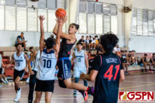 The final day of pool play at the GUARNG GSPN Preseason Boys Basketball Tournament comes to a close as the SPCS Warriors battled the SSHS Sharks. (Photo by Michael Blas)