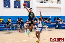 JFK Islander Kyle Watanabe breaks away for a lay up. (Photo by Michael Blas)