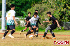 The SSHS Shark defeat the JFK Islanders 3-2 in their 2022 ISA High School Boys Soccer match. (Photo by Michael Blas)
