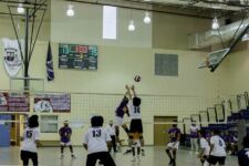 The Okkodo Bulldogs defeated the GW Geckos in four sets to advance to the ISA Boys Volleyball Championship Game next week! (photo by Omar Nobuo)
