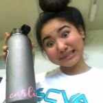 Carlie and her coaches have developed a strong enough relationship to where she likes to take selfies on her coaches phones. Over the 400 photos, her coaches hand picked their favorite ones. (photo courtesy of Mike Rabago)