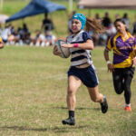 The ND Royals defeated the seven time Champions, GW Geckos, 21-17 to become the 2019 IIAAG/GRFU Girls High School Rugby Champions. (Photo by Michael Blas)