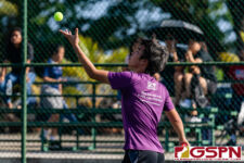 Harvest Eagles David Chae and Justin Kim finished in second place in the Boys Doubles A finals. (Photo by Michael Blas)