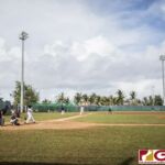 Team Guam host American Samoa for the Bronze Medal in the WBSC U18 Oceania Tournament (photo by Michael Ebio)