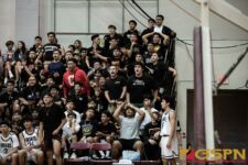 The FD Friars bleachers was active all night in support of their team. ( photo by Bout It Productions )