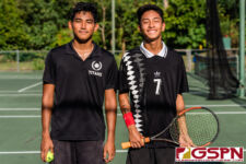 Tiyan Titans kore Cruz and Michael Sampang finished in first place in the Boys Doubles A finals. (Photo by Michael Blas)