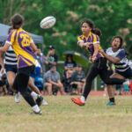 The ND Royals defeated the seven time Champions, GW Geckos, 21-17 to become the 2019 IIAAG/GRFU Girls High School Rugby Champions. (Photo by Michael Blas)