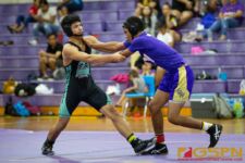 The GW Geckos fought off a tough Southern Dolphins wrestling team in the Week 4 meet.(Photo by Bout It Productions )