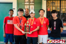 The St. John's Knights finished their 2020 IIAAG/ISA High School Tennis Season in third place. (Photo by Michael Blas)