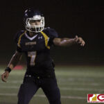 Guam High Panthers Nicholas Keefe checks in with the sideline referee for his place in line. (photo by Bout It Productions)