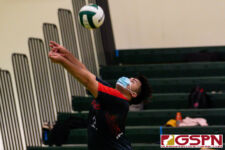 The JFK Islanders start of strong with their first win of the season, defeating the Sanchez Sharks in the 4th set. (Photo by Michael Blas)