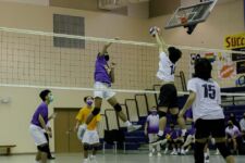 The Okkodo Bulldogs defeated the GW Geckos in four sets to advance to the ISA Boys Volleyball Championship Game next week! (photo by Omar Nobuo)