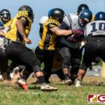 The Raiders and the Eagles faced off earlier this Saturday Afternoon in a rematch from last season's Guahan Varsity Football League Championship Game. (Photo by Michael Blas)
