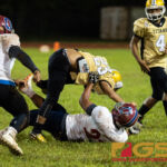The Okkodo Bulldogs faced the Tiyan Titans in the 2018 IIAAG HS Football game. (Photo by Michael Blas)
