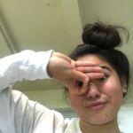 Carlie and her coaches have developed a strong enough relationship to where she likes to take selfies on her coaches phones. Over the 400 photos, her coaches hand picked their favorite ones. (photo courtesy of Mike Rabago)