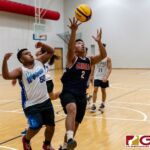Jon Michael Lorena powers into the paint for two points in the Guam Youth Leadership Cup. (Photo by Michael Blas)