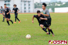 The JFK Islanders defeat the Simon Sanchez Sharks 10-0 in their 2021 ISA Boys Soccer matchup. (Photo by Michael Blas)