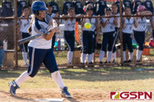 The GW Geckos knocked the Academy Cougars down to the losers bracket with a 17-3 win in ISA Girls Softball League Playoffs. (Photo by Michael Blas)