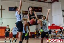 The Guam High Panthers picked up two wins defeating the ND Royals and Tiyan Titans in day three of the 2020 GSPN Preseason Boys Basketball Tournament. (Photo by Michael Blas)