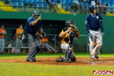 The IT&E Rays faced off against the Crab Daddy Spartans in Thursday nights Guam Major League Baseball game. (Photo by Michael Blas)