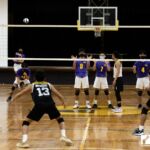 GW Gecko Laurence Melencio delivers a serve to the awaiting Tiyan Titans. Photo by Bout It Productions