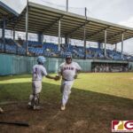 Team Guam host American Samoa for the Bronze Medal in the WBSC U18 Oceania Tournament (photo by Michael Ebio)