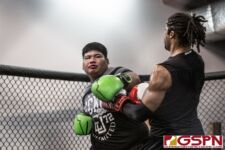 Steel Athletics held their glorified sparring session 6 Friday evening in MMA, kickboxing and boxing. (photo by Bout It Productions)