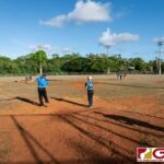 Guam's U12 Cal Ripken Baseball Team run through drills as they prepare for the Cal Ripken Major/60 World Series in Riverway Sports Park. (Photo by Michael Blas)