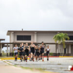 The Sanchez Sharks cross country team visited the Tiyan Titans in the 2nd week of the ISA cross country season. Photo by Bout It Productions